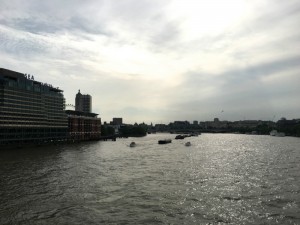 London Thames left bank 